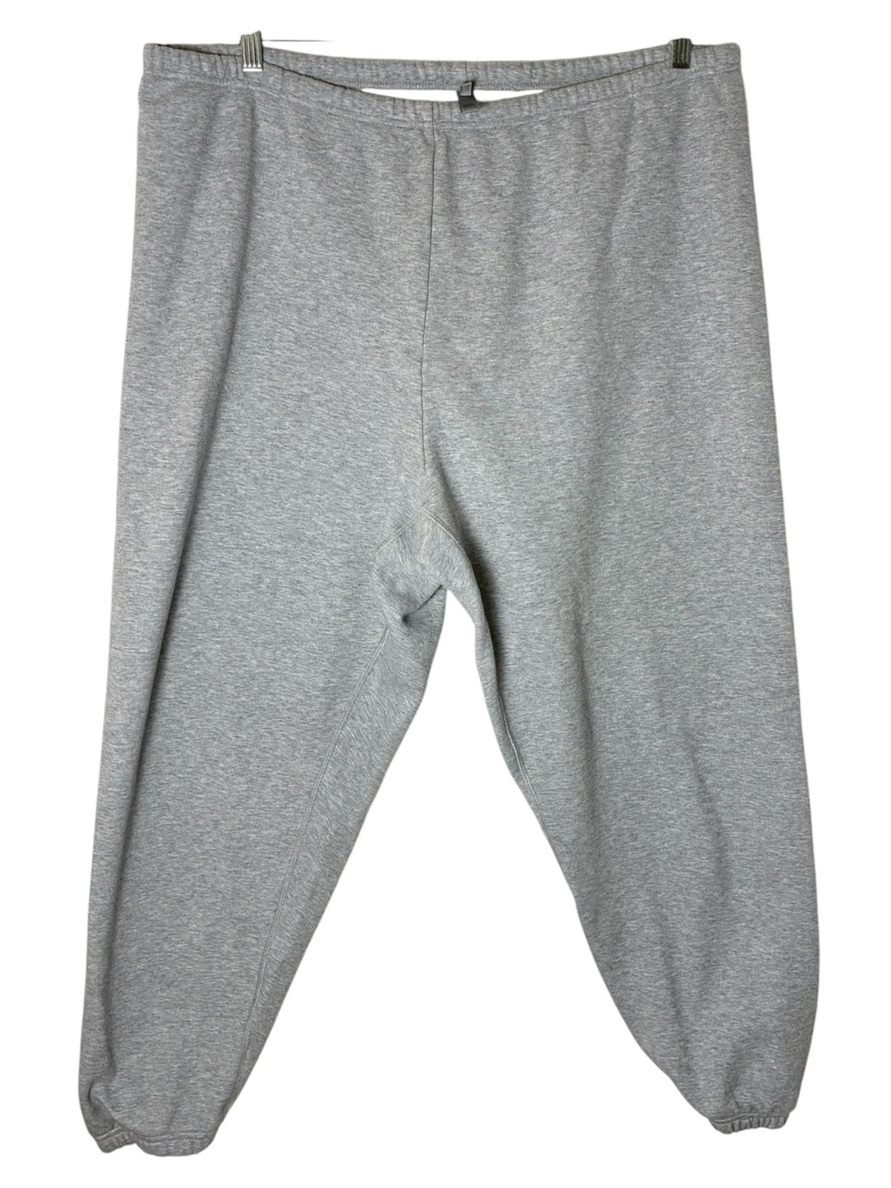 Skims Classic Jogger Sweatpants Cotton Fleece Grey 2X